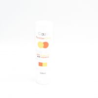 200ml natural sunscreen cream cosmetic plastic packaging white tube with flip-top cap